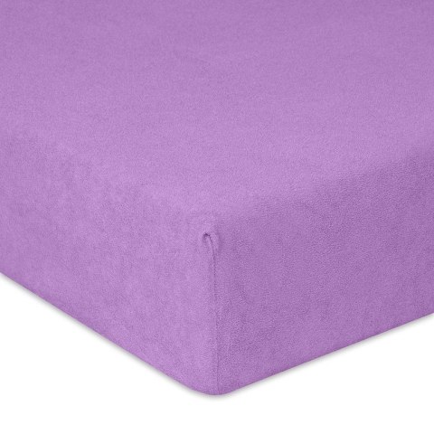 Prześcieradło frotte z gumką 120x200 wrzosowe 19 Premium Prześcieradło frotte z gumką 120x200 wrzosowe 19 Premium