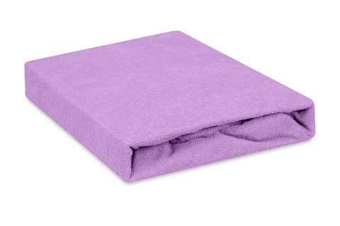 Prześcieradło frotte z gumką 120x200 wrzosowe 19 Premium Prześcieradło frotte z gumką 120x200 wrzosowe 19 Premium