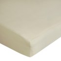 Prześcieradło jersey z gumką 140x200 beżowe na wysoki materac 30 cm 125 g/m2 Prześcieradło jersey z gumką 140x200 beżowe na wysoki materac 30 cm 125 g/m2