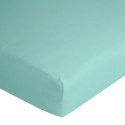 Prześcieradło jersey z gumką 140x200 miętowe na wysoki materac 30 cm 125 g/m2 Prześcieradło jersey z gumką 140x200 miętowe na wysoki materac 30 cm 125 g/m2