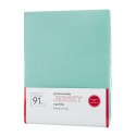 Prześcieradło jersey z gumką 140x200 miętowe na wysoki materac 30 cm 125 g/m2 Prześcieradło jersey z gumką 140x200 miętowe na wysoki materac 30 cm 125 g/m2