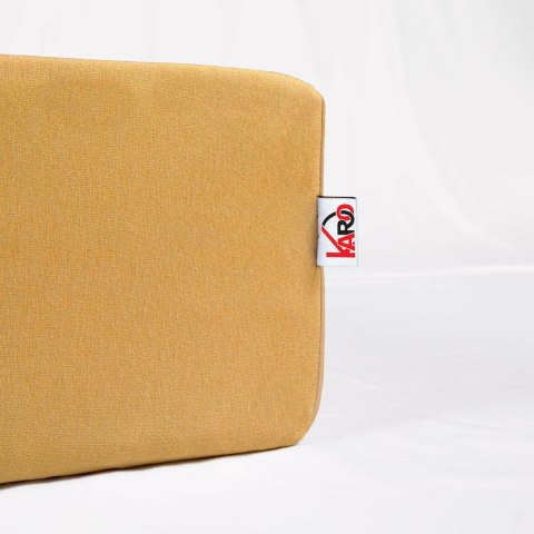 Prześcieradło jersey z gumką 220x200 musztardowe 042 Constance KARO Prześcieradło jersey z gumką 220x200 musztardowe 042 Constance KARO