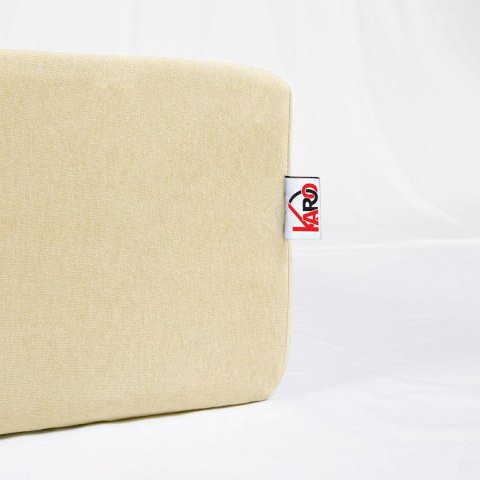 Prześcieradło jersey z gumką 60x120 kremowe 019 Constance KARO Prześcieradło jersey z gumką 60x120 kremowe 019 Constance KARO