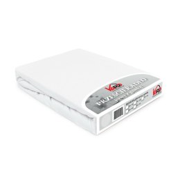 Prześcieradło jersey z gumką 70x140 białe 001 Constance KARO
