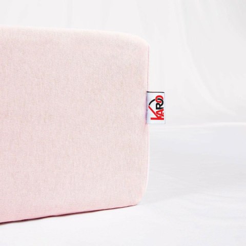 Prześcieradło jersey z gumką 70x140 różowe pudrowe 006 Constance KARO Prześcieradło jersey z gumką 70x140 różowe pudrowe 006 Constance KARO