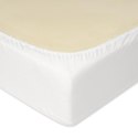 Prześcieradło nieprzemakalne 60x120 01 białe jersey z gumką do łóżeczka dziecięce podkład Prześcieradło nieprzemakalne 60x120 01 białe jersey z gumką do łóżeczka dziecięce podkład