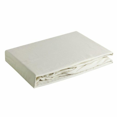 Prześcieradło satynowe z gumką 180x200 Nova beżowe na wysoki materac 30 cm Eurofirany Prześcieradło satynowe z gumką 180x200 Nova beżowe na wysoki materac 30 cm Eurofirany