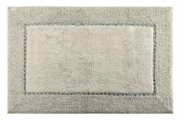 Dywanik 50x70 Chic beżowy z bawełny zdobiony kryształkami w stylu glamour Eurofirany