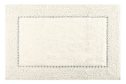 Dywanik 60x90 Chic kremowy z bawełny zdobiony kryształkami w stylu glamour Eurofirany