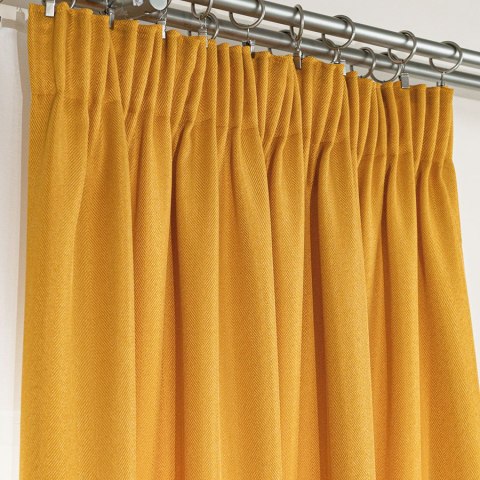 JODEŁKA Zasłona gotowa na taśmie, szerokość 140cm x wysokość 250cm, kolor 019 musztardowy 724330/ZGT/019/140250/1 JODEŁKA Zasłona gotowa na taśmie, szerokość 140cm x wysokość 250cm, kolor 019 musztardowy 724330/ZGT/019/140250/1