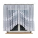 JOWITA Firanka żakardowa gotowa ze wzorem pasowym, szerokość 400 x wysokość 150cm, kolor 001 biały 018960/FBL/001/400150/1 JOWITA Firanka żakardowa gotowa ze wzorem pasowym, szerokość 400 x wysokość 150cm, kolor 001 biały 018960/FBL/001/400150/1