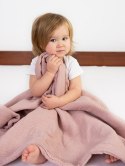 Kocyk muślinowy 75x100 Muslin różowy pudrowy 9 bawełniany Kocyk muślinowy 75x100 Muslin różowy pudrowy 9 bawełniany
