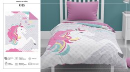 Narzuta młodzieżowa 170x210 jednorożec unicorn K 85 Bedspread 05