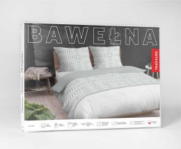 Pościel bawełniana 140x200 miętowa geometria 5112 A z jedną poszewką Bawełna 32