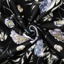 Pościel bawełniana 160x200 Peony dark czarna szara peonie kwiaty Bawełna 3 Pościel bawełniana 160x200 Peony dark czarna szara peonie kwiaty Bawełna 3