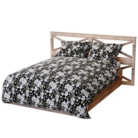 Pościel bawełniana 160x200 Peony dark czarna szara peonie kwiaty Bawełna 3 Pościel bawełniana 160x200 Peony dark czarna szara peonie kwiaty Bawełna 3