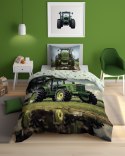 Pościel świecąca w ciemności 140x200 Zielony traktor 5409 A Fluo 68 Pościel świecąca w ciemności 140x200 Zielony traktor 5409 A Fluo 68