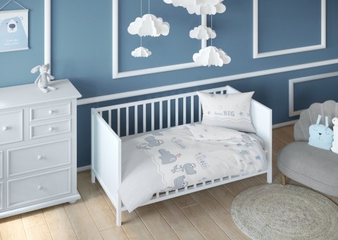 Poszewka bawełniana 40x40 krokodyle biała szara dziecięca zapinana na suwak 2899 C KARO Kraina Snów Poszewka bawełniana 40x40 krokodyle biała szara dziecięca zapinana na suwak 2899 C KARO Kraina Snów