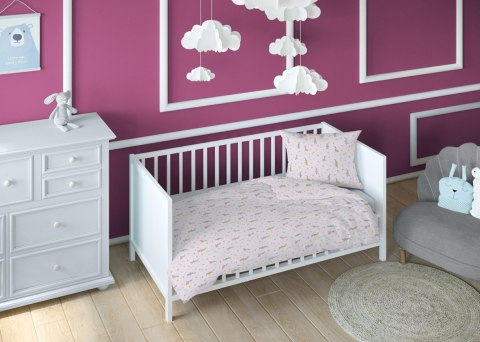 Poszewka bawełniana 40x40 królik balet różowa dziecięca zapinana na suwak 3810 A KARO Kraina Snów Poszewka bawełniana 40x40 królik balet różowa dziecięca zapinana na suwak 3810 A KARO Kraina Snów