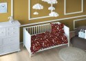 Poszewka bawełniana 50x60 czary mary bordowa dziecięca zapinana na suwak 3503 B KARO Kraina Snów Poszewka bawełniana 50x60 czary mary bordowa dziecięca zapinana na suwak 3503 B KARO Kraina Snów