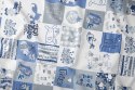 Poszewka bawełniana 50x60 zwierzęta niebieska dziecięca zapinana na suwak 2718 B KARO Kraina Snów Poszewka bawełniana 50x60 zwierzęta niebieska dziecięca zapinana na suwak 2718 B KARO Kraina Snów