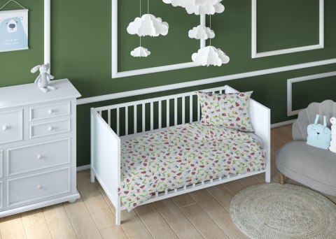 Poszewka bawełniana 70x80 biedronki dziecięca zapinana na suwak 3694 D KARO Kraina Snów Poszewka bawełniana 70x80 biedronki dziecięca zapinana na suwak 3694 D KARO Kraina Snów