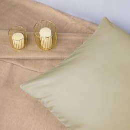 Poszewka satynowa 50x60 kremowa 155 jednobarwna Darymex