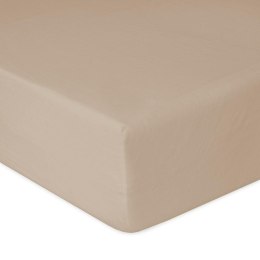 Prześcieradło jersey 90/100x190/200x30 beżowe z gumką na wysoki materac 30 cm Jersey 1