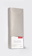 Prześcieradło satynowe z gumką 140x200 beżowe jednobarwne Pure Prześcieradło satynowe z gumką 140x200 beżowe jednobarwne Pure
