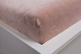 Prześcieradło z mikrofibry 90x200 coffee z gumką JF25