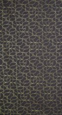 Zasłona 140x250 Evi czarna złota z błyszczącym nadrukiem geometrycznym gotowa na przelotkach Eurofirany Zasłona 140x250 Evi czarna złota z błyszczącym nadrukiem geometrycznym gotowa na przelotkach Eurofirany
