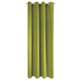 Zasłona 140x250 oliwkowa welurowa gotowa na przelotkach Pierre Cardin 1