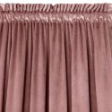 Zasłona 140x270 Melanie różowa ciemna welurowa gotowa na taśmie Eurofirany Zasłona 140x270 Melanie różowa ciemna welurowa gotowa na taśmie Eurofirany