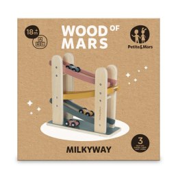 Drewniana zabawka zjeżdżalnia - tor Milky Way Wood of Mars 18+ PETITE&MARS