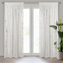 Firana 140x300 Feza biała gotowa na taśmie Eurofirany E12