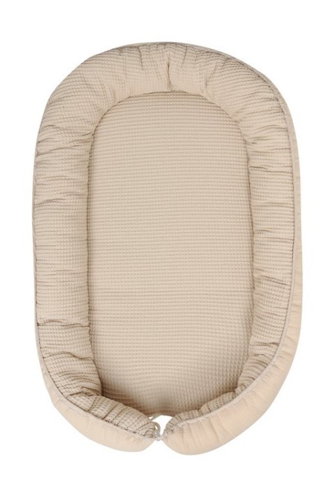 Gniazdko niemowlęce Prestige Muslin 55x80 kremowy materacyk pozycjonujący Gniazdko niemowlęce Prestige Muslin 55x80 kremowy materacyk pozycjonujący