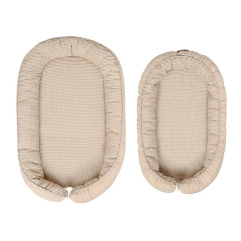 Gniazdko niemowlęce Prestige Muslin 55x80 kremowy materacyk pozycjonujący Gniazdko niemowlęce Prestige Muslin 55x80 kremowy materacyk pozycjonujący