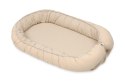 Gniazdko niemowlęce Prestige Muslin 55x80 kremowy materacyk pozycjonujący Gniazdko niemowlęce Prestige Muslin 55x80 kremowy materacyk pozycjonujący