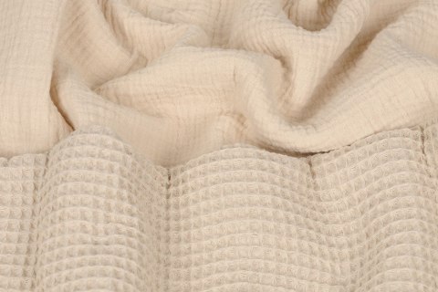 Gniazdko niemowlęce Prestige Muslin 55x80 kremowy materacyk pozycjonujący Gniazdko niemowlęce Prestige Muslin 55x80 kremowy materacyk pozycjonujący