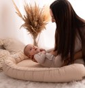 Gniazdko niemowlęce Prestige Muslin 55x80 kremowy materacyk pozycjonujący Gniazdko niemowlęce Prestige Muslin 55x80 kremowy materacyk pozycjonujący