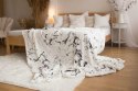 Koc Sherpa 150x200 biały czarny marmurek z mikrofibry baranek SH25 Koc Sherpa 150x200 biały czarny marmurek z mikrofibry baranek SH25