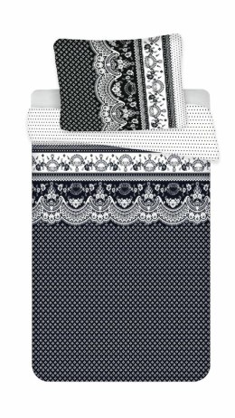 Komplet pościeli 4 szt. 140x200-2szt 70x90 - 2szt.Ornamenty biala z mikrofibry PB25