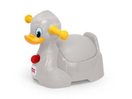 Nocnik Quack w kształcie kaczki 33,5x42x29 szary Ok Baby