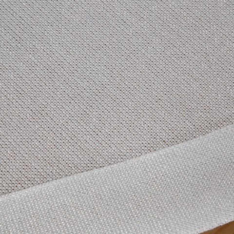 Obrus Stella 2 150 cm okrągły biały o strukturze płótna Eurofirany Obrus Stella 2 150 cm okrągły biały o strukturze płótna Eurofirany