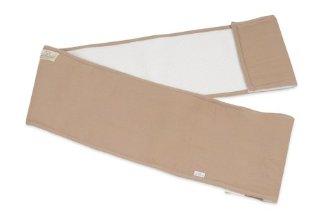 Ochraniacz do łóżeczka Bump Air Muślin 180x30 ciemny beżowy Ochraniacz do łóżeczka Bump Air Muślin 180x30 ciemny beżowy
