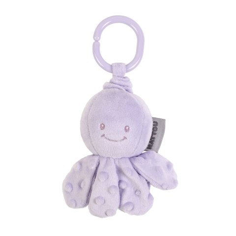 Ośmiorniczka z wibracjami zabawka zawieszka 20 cm Lapidou liliowa Nattou Ośmiorniczka z wibracjami zabawka zawieszka 20 cm Lapidou liliowa Nattou