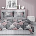 Pościel bawełniana 140x200 Łuski szara pastelowa wzór geometryczny 4658 B Bawełna 37 Pościel bawełniana 140x200 Łuski szara pastelowa wzór geometryczny 4658 B Bawełna 37