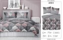 Pościel bawełniana 140x200 Łuski szara pastelowa wzór geometryczny 4658 B Bawełna 37 Pościel bawełniana 140x200 Łuski szara pastelowa wzór geometryczny 4658 B Bawełna 37