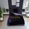 Pościel bawełniana 160x200 Queen kwiaty fioletowa czarna 4332 A Home 130 Pościel bawełniana 160x200 Queen kwiaty fioletowa czarna 4332 A Home 130