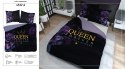 Pościel bawełniana 160x200 Queen kwiaty fioletowa czarna 4332 A Home 130 Pościel bawełniana 160x200 Queen kwiaty fioletowa czarna 4332 A Home 130